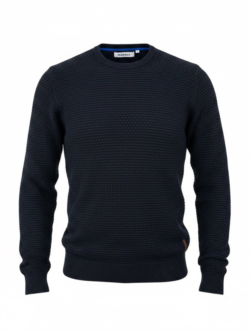 Ben Sherman Waffle 100% Cotton Sweater - Size Large - Navy